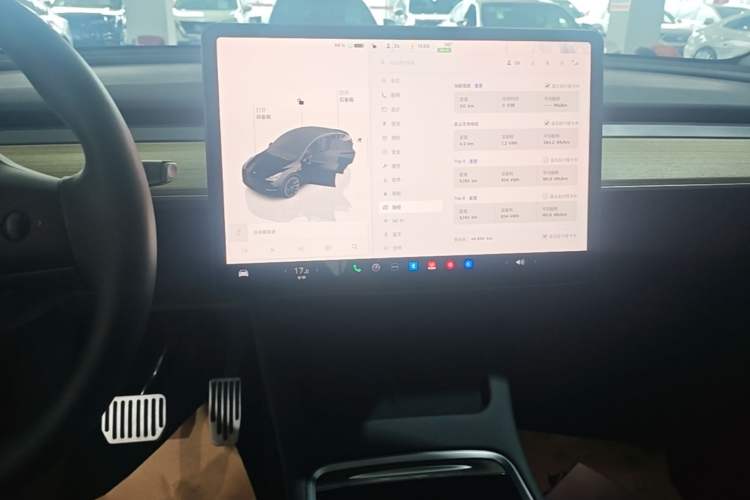 Used Tesla Model Y 2022 Revised Version Rear-Wheel Drive Audio And AC Panel