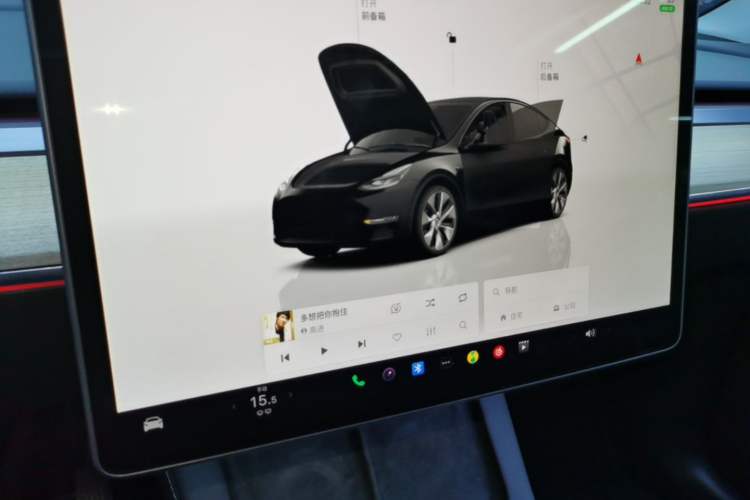 Used Tesla Model Y 2022 Rear-Wheel-Drive Version Audio And AC Panel