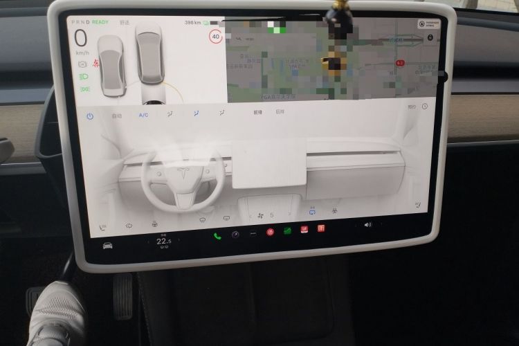 Used Tesla Model Y 2022 Revised Version Long-Range All-Wheel Drive Audio And AC Panel