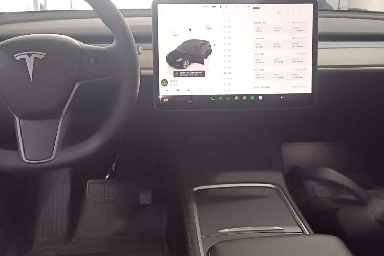 Used Tesla Model Y 2022 Revised Version Rear-Wheel Drive Audio And AC Panel