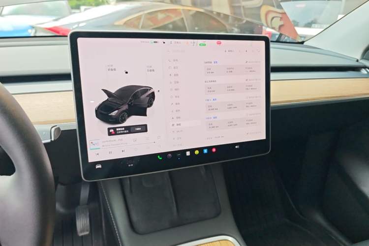 Used Tesla Model Y 2022 Rear-Wheel-Drive Version Audio And AC Panel