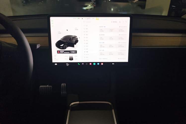 Used Tesla Model Y 2022 Performance High-Performance All-Wheel-Drive Version Audio And AC Panel