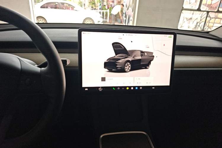 Used Tesla Model Y 2022 Revised Version Rear-Wheel Drive Audio And AC Panel