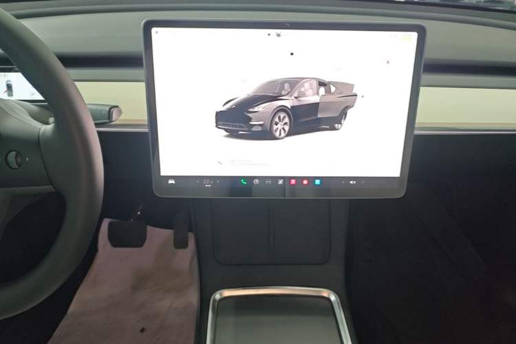 Used Tesla Model Y 2022 Revised Version Long-Range All-Wheel Drive Audio And AC Panel