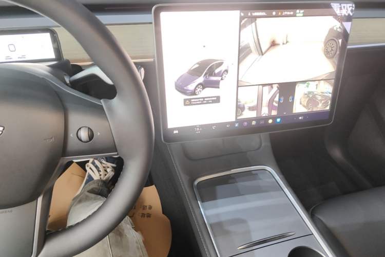 Used Tesla Model Y 2022 Revised Version Rear-Wheel Drive Audio And AC Panel