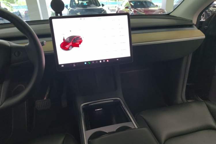 Used Tesla Model Y 2022 Rear-Wheel-Drive Version Audio And AC Panel