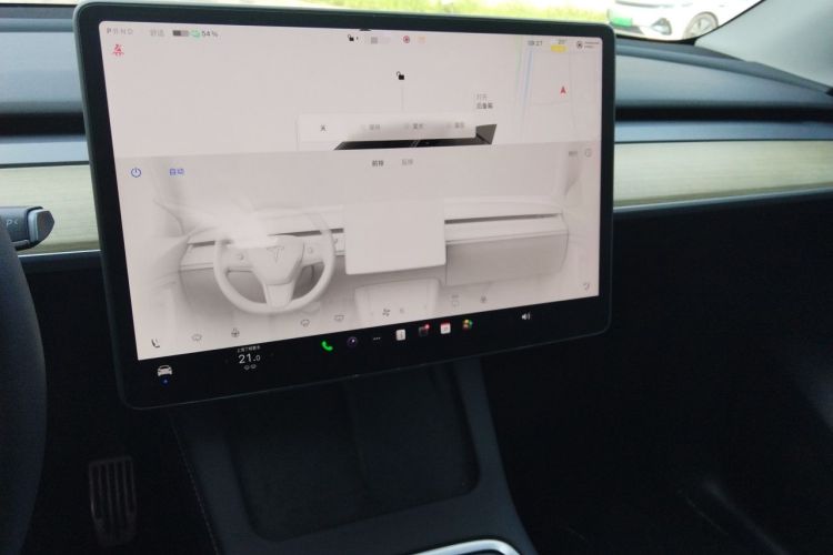 Used Tesla Model Y 2022 Revised Version Rear-Wheel Drive Audio And AC Panel
