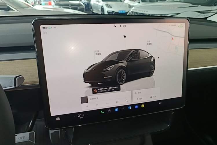 Used Tesla Model Y 2022 Revised Version Rear-Wheel Drive Audio And AC Panel