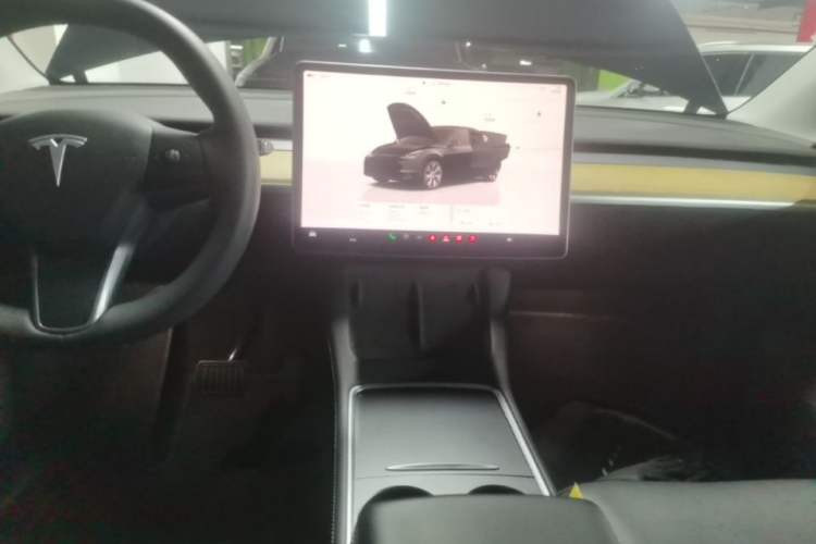 Used Tesla Model Y 2022 Rear-Wheel-Drive Version Audio And AC Panel