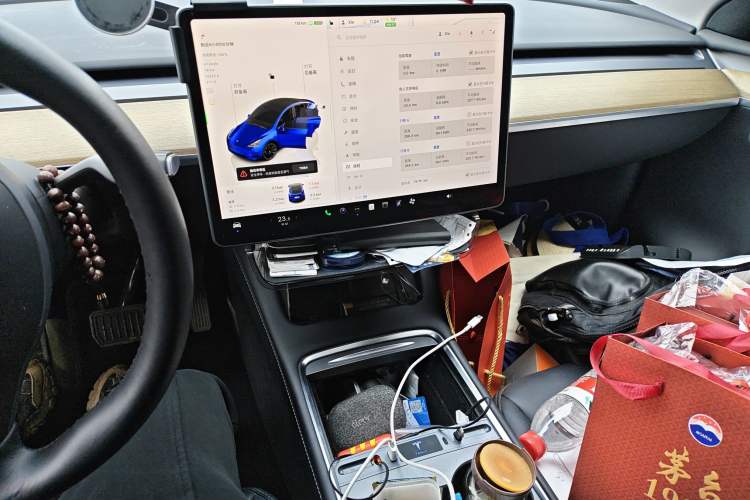 Used Tesla Model Y 2022 Rear-Wheel-Drive Version Audio And AC Panel