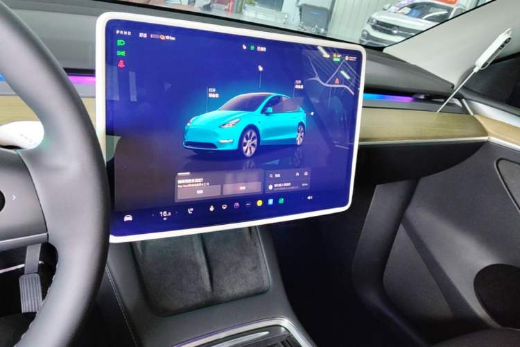 Used Tesla Model Y 2022 Revised Version Rear-Wheel Drive Audio And AC Panel