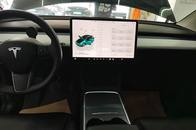 Used Tesla Model Y 2022 Revised Version Rear-Wheel Drive Audio And AC Panel