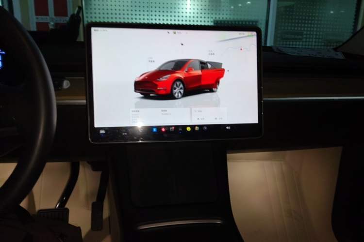Used Tesla Model Y 2022 Rear-Wheel-Drive Version Audio And AC Panel