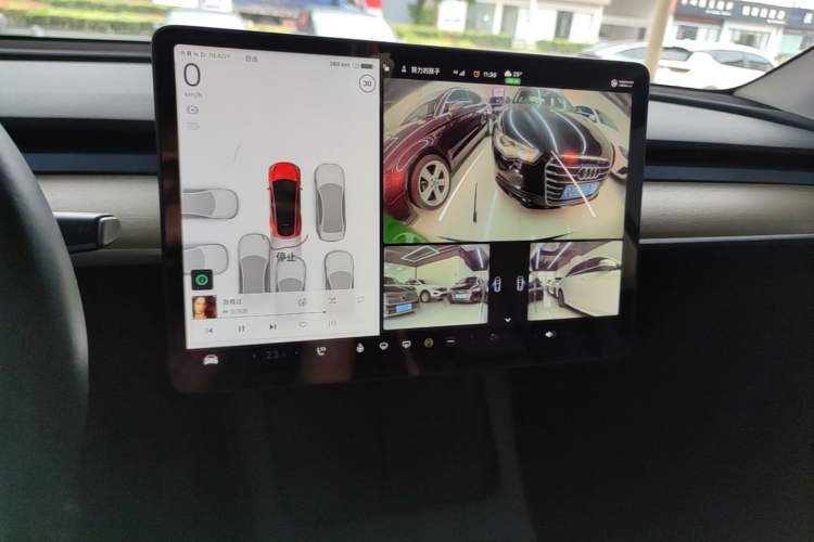Used Tesla Model Y 2022 Rear-Wheel-Drive Version Audio And AC Panel