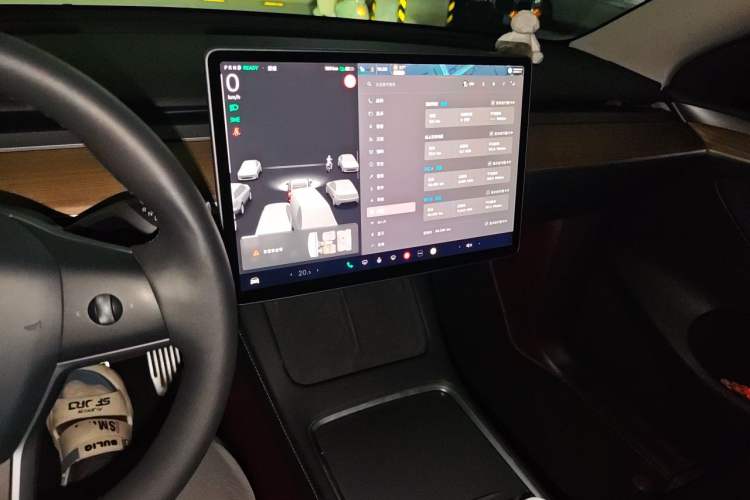 Used Tesla Model Y 2022 Rear-Wheel-Drive Version Audio And AC Panel