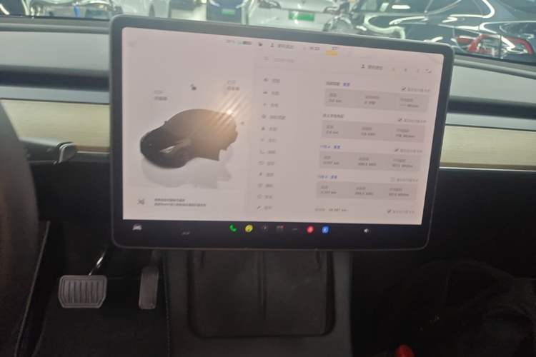 Used Tesla Model Y 2022 Revised Version Long-Range All-Wheel Drive Audio And AC Panel