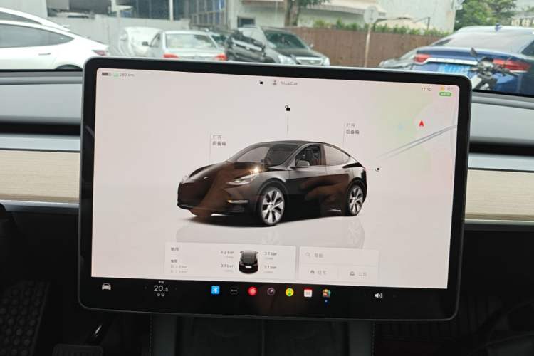 Used Tesla Model Y 2022 Revised Version Rear-Wheel Drive Audio And AC Panel