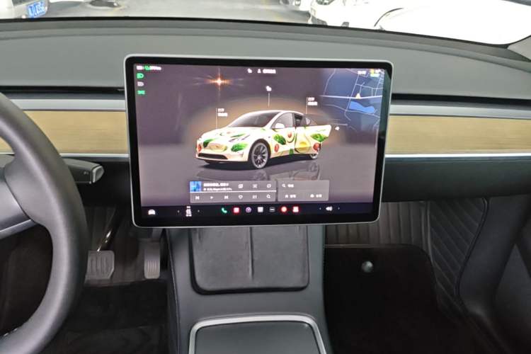 Used Tesla Model Y 2022 Rear-Wheel-Drive Version Audio And AC Panel