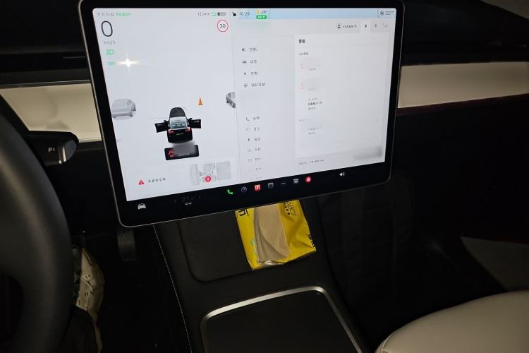 Used Tesla Model Y 2022 Revised Version Rear-Wheel Drive Audio And AC Panel