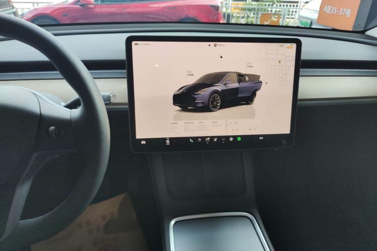 Used Tesla Model Y 2022 Rear-Wheel-Drive Version Audio And AC Panel