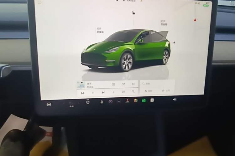 Used Tesla Model Y 2022 Rear-Wheel-Drive Version Audio And AC Panel