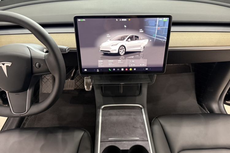 Used Tesla Model Y 2022 Revised Version Rear-Wheel Drive Audio And AC Panel