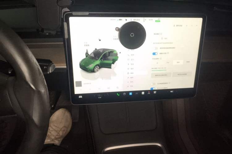 Used Tesla Model Y 2022 Revised Version Long-Range All-Wheel Drive Audio And AC Panel
