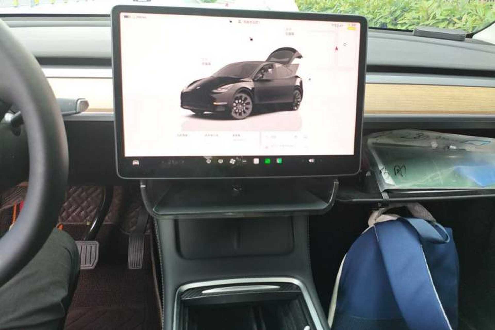 Used Tesla Model Y 2022 Rear-Wheel-Drive Version Audio And AC Panel