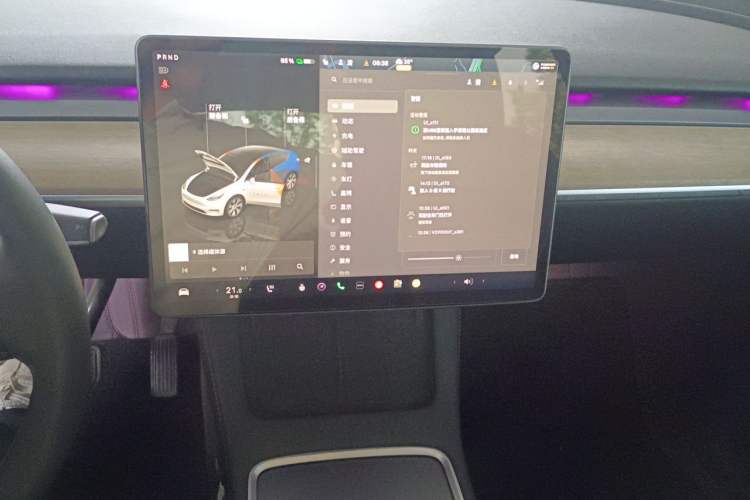 Used Tesla Model Y 2022 Rear-Wheel-Drive Version Audio And AC Panel