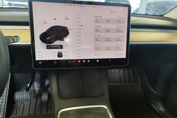 Used Tesla Model Y 2022 Rear-Wheel-Drive Version Audio And AC Panel