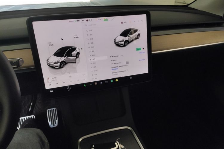 Used Tesla Model Y 2022 Revised Version Rear-Wheel Drive Audio And AC Panel