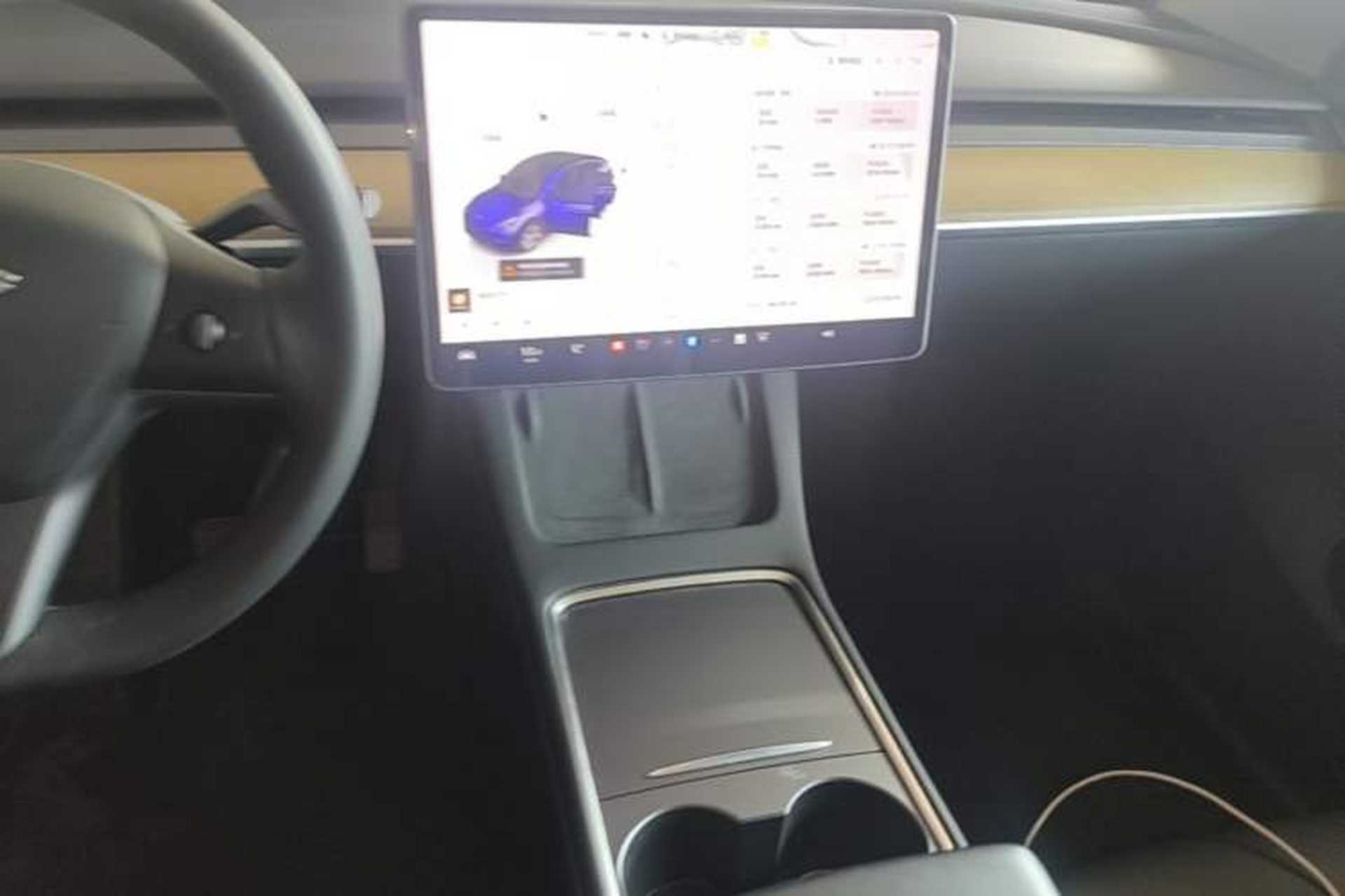 Used Tesla Model Y 2022 Rear-Wheel-Drive Version Audio And AC Panel