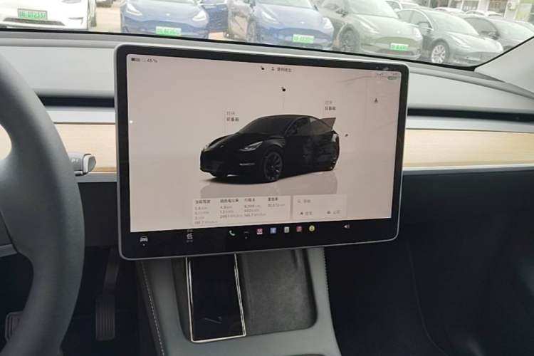 Used Tesla Model Y 2022 Rear-Wheel-Drive Version Audio And AC Panel