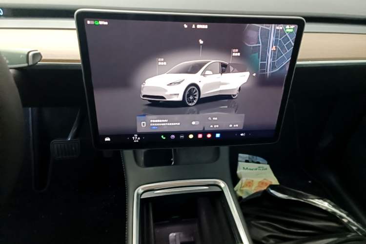 Used Tesla Model Y 2022 Revised Version Rear-Wheel Drive Audio And AC Panel