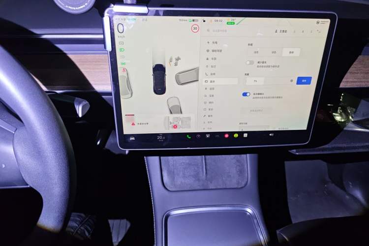 Used Tesla Model Y 2022 Rear-Wheel-Drive Version Audio And AC Panel