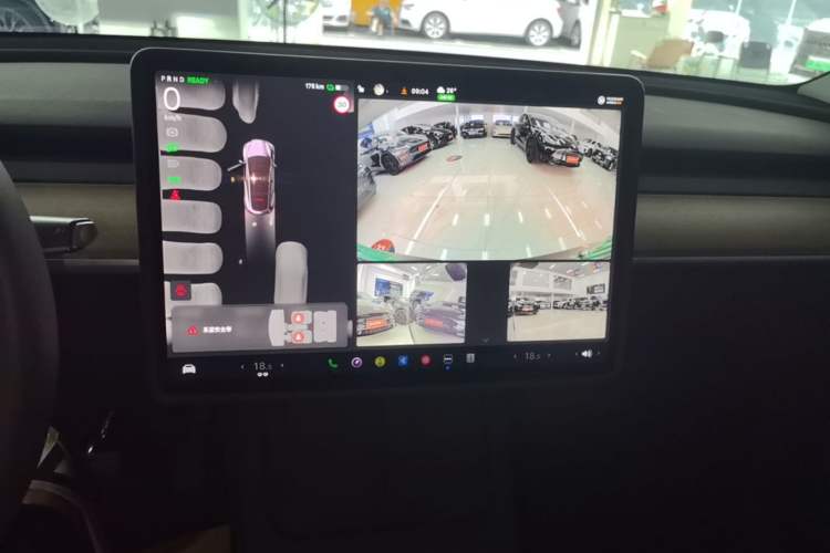 Used Tesla Model Y 2022 Revised Version Rear-Wheel Drive Audio And AC Panel