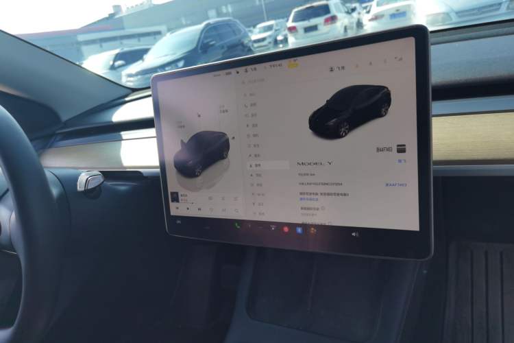 Used Tesla Model Y 2022 Revised Version Rear-Wheel Drive Audio And AC Panel