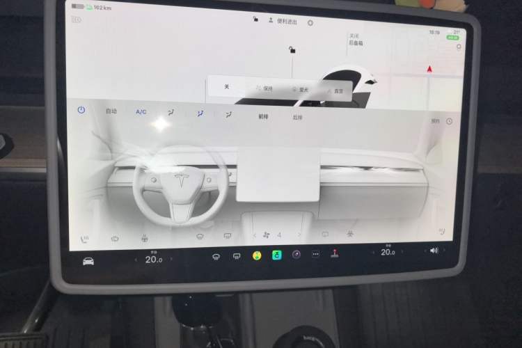 Used Tesla Model Y 2022 Revised Version Rear-Wheel Drive Audio And AC Panel