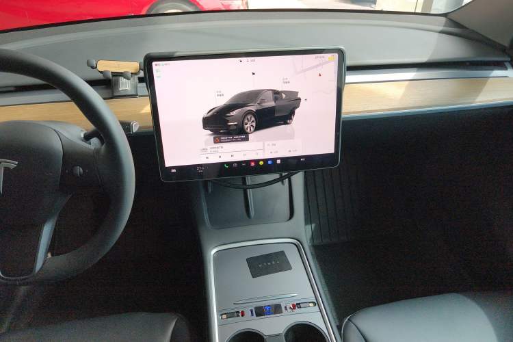Used Tesla Model Y 2022 Revised Version Rear-Wheel Drive Audio And AC Panel