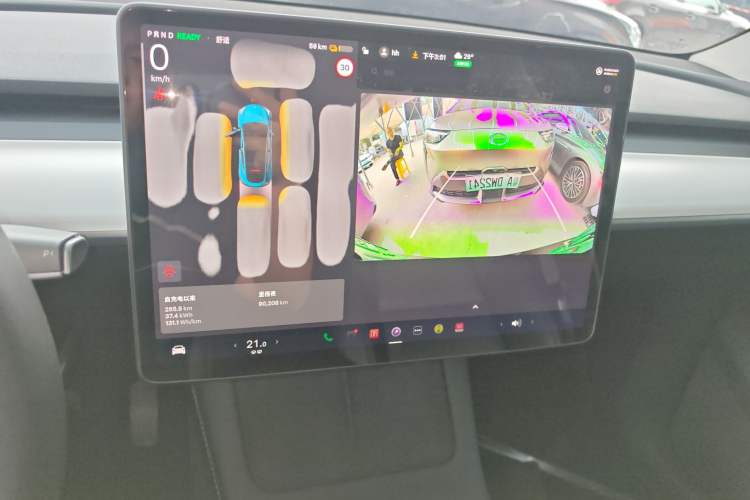 Used Tesla Model Y 2022 Revised Version Rear-Wheel Drive Audio And AC Panel