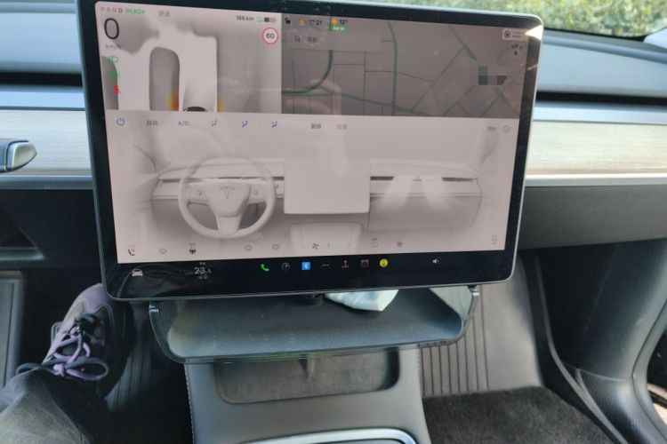 Used Tesla Model Y 2022 Revised Version Rear-Wheel Drive Audio And AC Panel