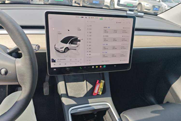 Used Tesla Model Y 2022 Revised Version Rear-Wheel Drive Audio And AC Panel