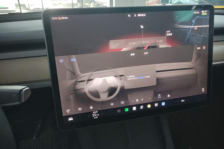 Used Tesla Model Y 2022 Revised Version Rear-Wheel Drive Audio And AC Panel