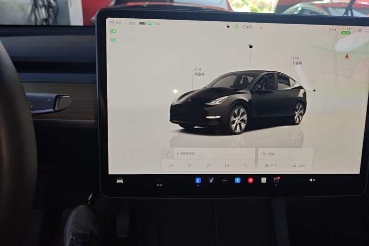 Used Tesla Model Y 2022 Rear-Wheel-Drive Version Audio And AC Panel