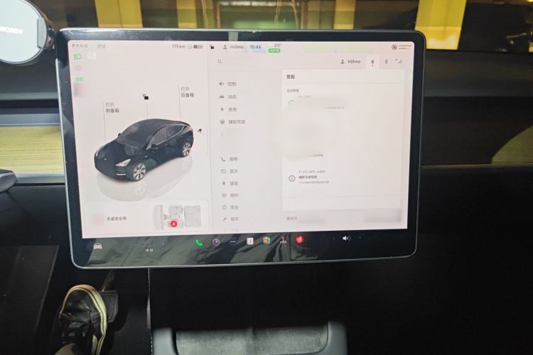 Used Tesla Model Y 2022 Revised Version Rear-Wheel Drive Audio And AC Panel