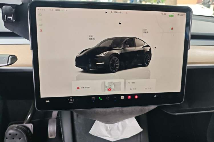 Used Tesla Model Y 2022 Rear-Wheel-Drive Version Audio And AC Panel