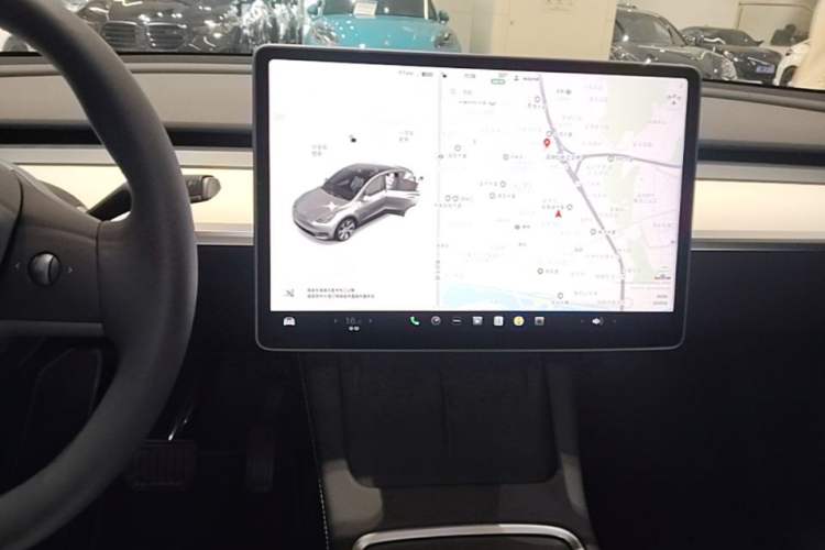 Used Tesla Model Y 2022 Revised Version Rear-Wheel Drive Audio And AC Panel