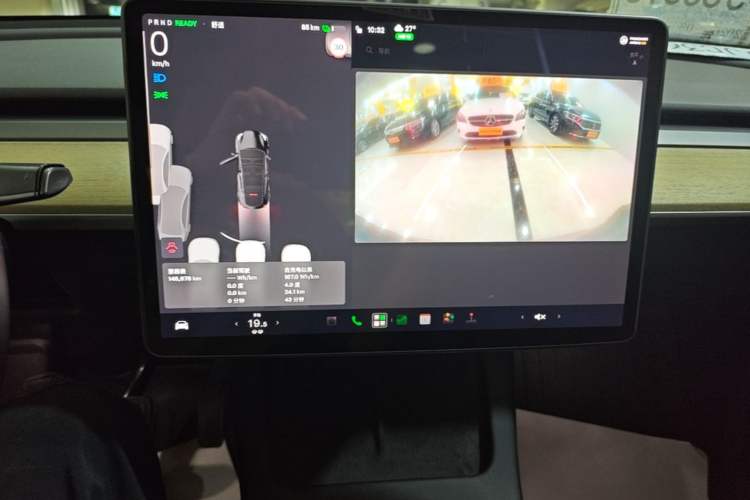 Used Tesla Model Y 2022 Revised Version Rear-Wheel Drive Audio And AC Panel