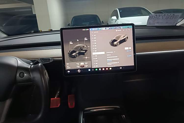 Used Tesla Model Y 2022 Rear-Wheel-Drive Version Audio And AC Panel