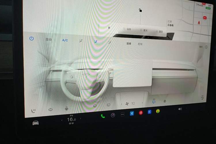 Used Tesla Model Y 2022 Revised Version Rear-Wheel Drive Audio And AC Panel